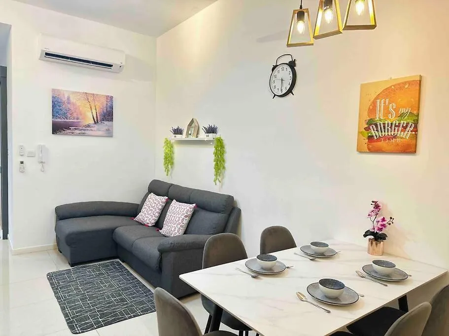 Apartment Paradigm Mall~Paradigm Residence@2Br 5Pax Johor Bahru